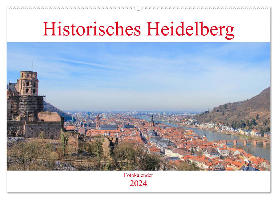 Heidelberg historique (calendrier mural CALVENDO 2024) 