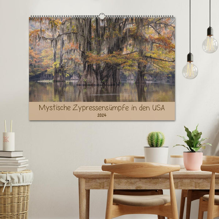 Mystische Zypressensümpfe (CALVENDO Wandkalender 2024)