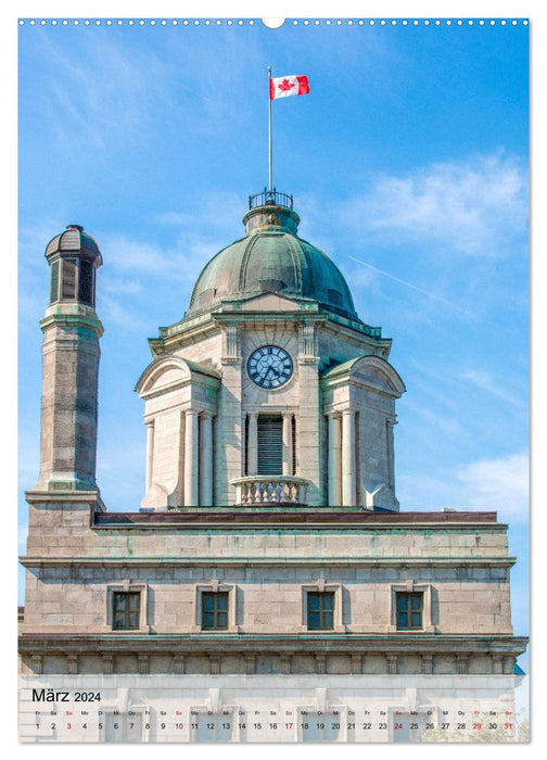 Canada Québec – Québec historique (Calvendo Premium Calendrier mural 2024) 