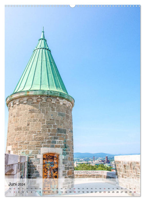Canada Quebec - Historic Quebec (CALVENDO Premium Wall Calendar 2024) 