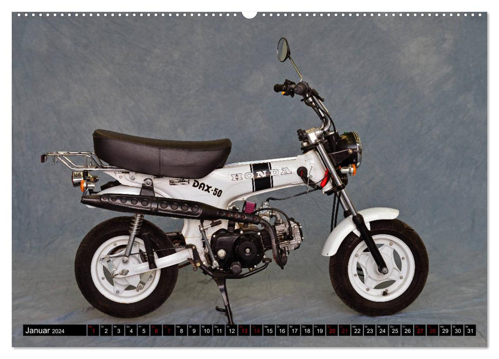Bonsai Mopeds (CALVENDO Premium Wandkalender 2024)