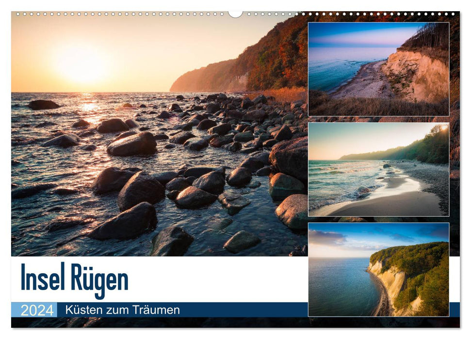 Rügen Island - Coasts to dream about (CALVENDO wall calendar 2024) 