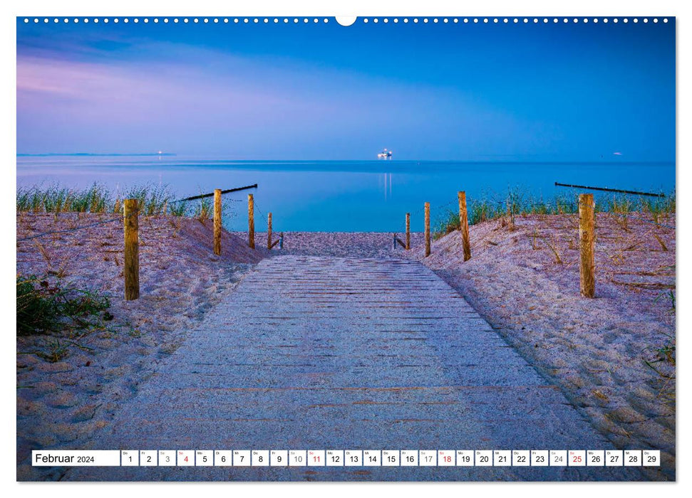 Insel Rügen - Küsten zum Träumen (CALVENDO Wandkalender 2024)