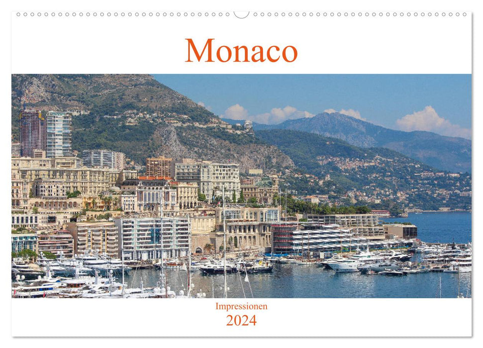 Monaco - Impressionen (CALVENDO Wandkalender 2024)