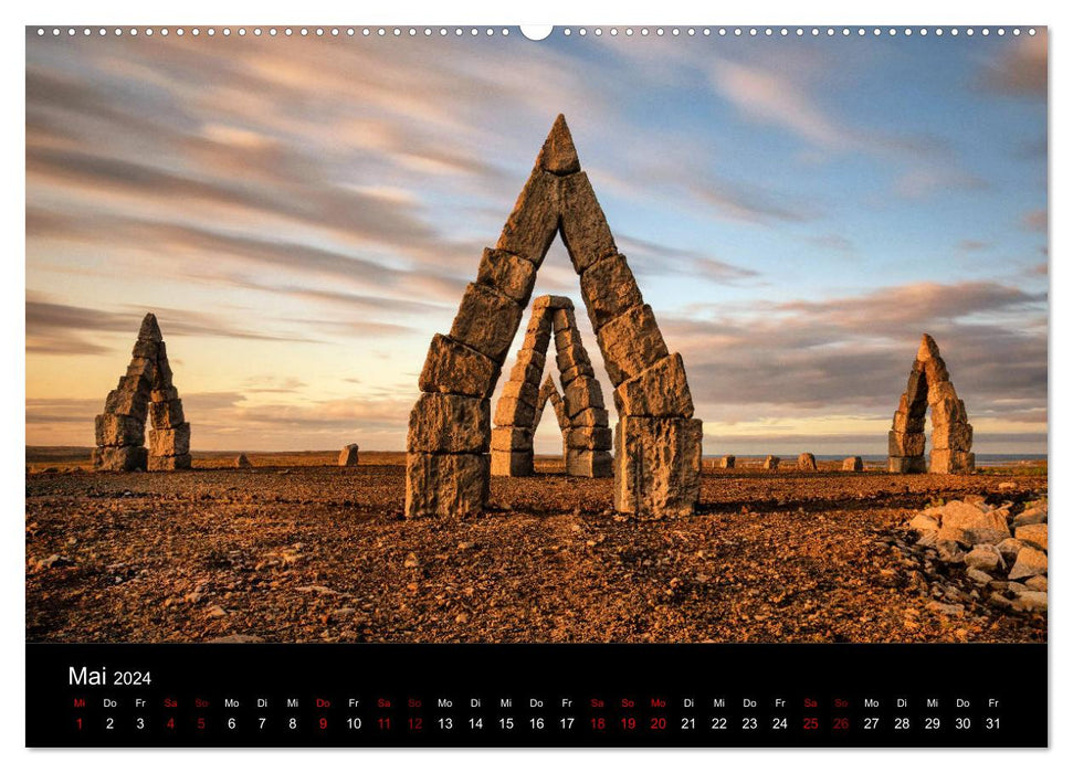 Island abseits der Touristenpfade (CALVENDO Wandkalender 2024)