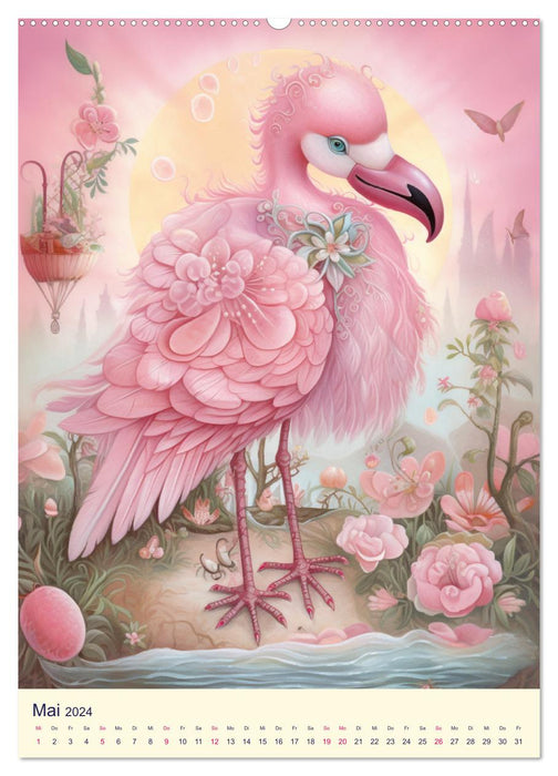 Rosa Traumland. Zauberhafte Wunderwelt (CALVENDO Premium Wandkalender 2024)