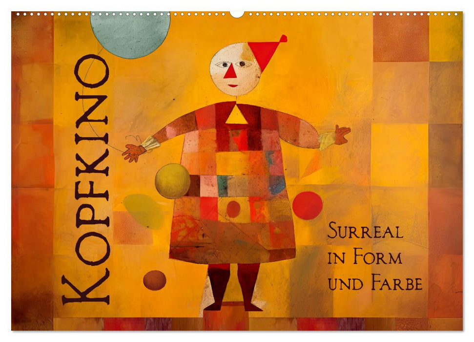 Kopfkino - Surreal in Form und Farbe (CALVENDO Wandkalender 2024)