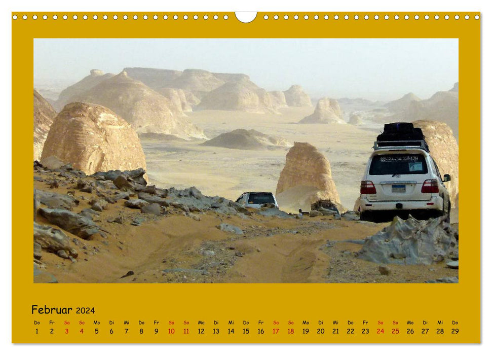 OFF ROAD Abenteuer durch Ägyptens Wüste (CALVENDO Wandkalender 2024)