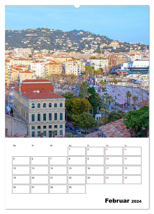 Cannes - Urlaubsort an der französischen Riviera (CALVENDO Wandkalender 2024)