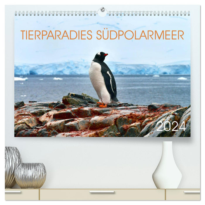 Tierparadies Südpolarmeer (CALVENDO Premium Wandkalender 2024)