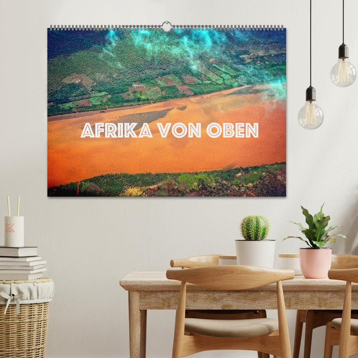 L'Afrique vue d'en haut (Calendrier mural CALVENDO 2024) 