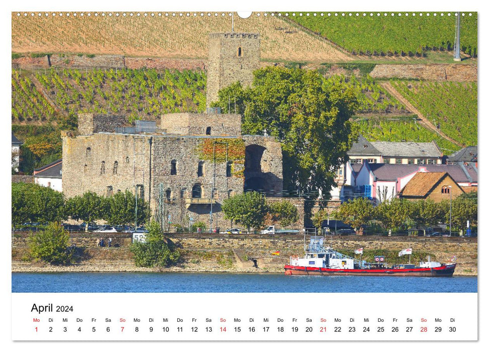 Burgen und Ruinen im Taunus (CALVENDO Premium Wandkalender 2024)