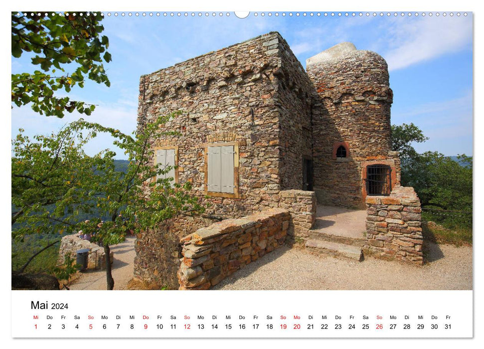 Châteaux et ruines du Taunus (Calendrier mural CALVENDO Premium 2024) 