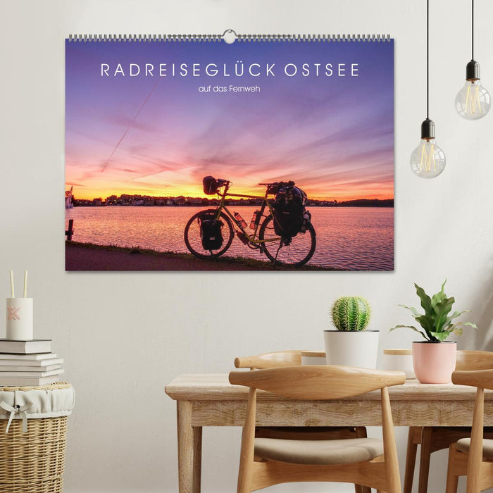 Radreiseglück Ostsee (CALVENDO Wandkalender 2024)