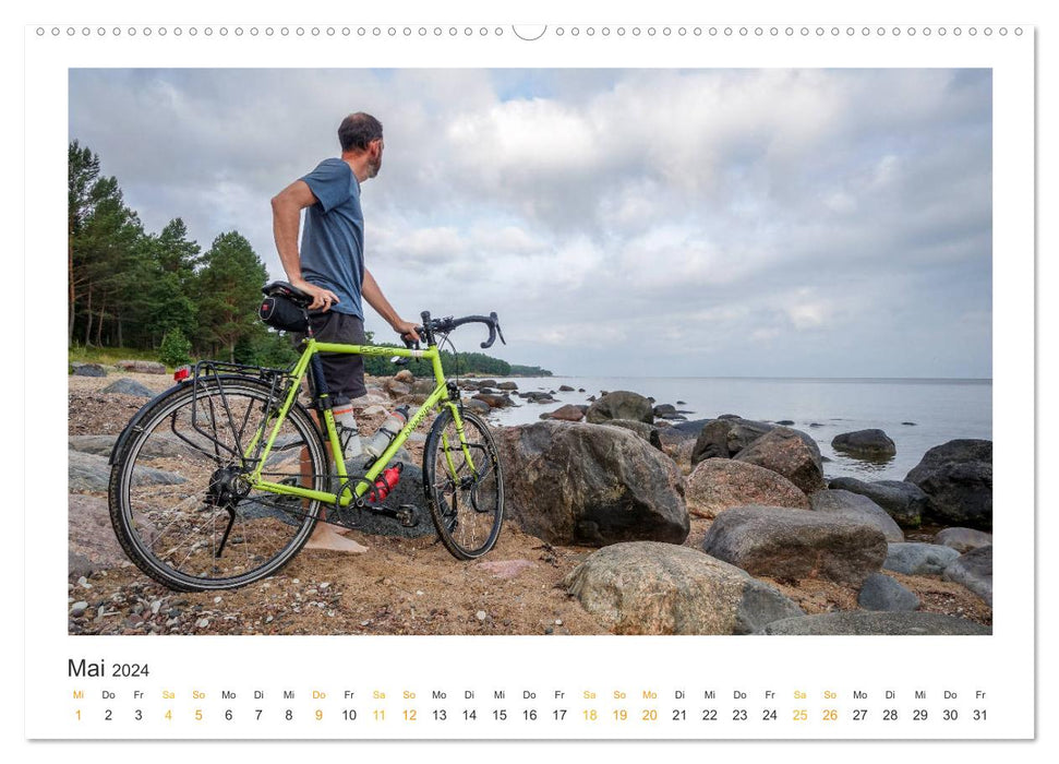 Bonheur de vacances à vélo Mer Baltique (calendrier mural CALVENDO 2024) 