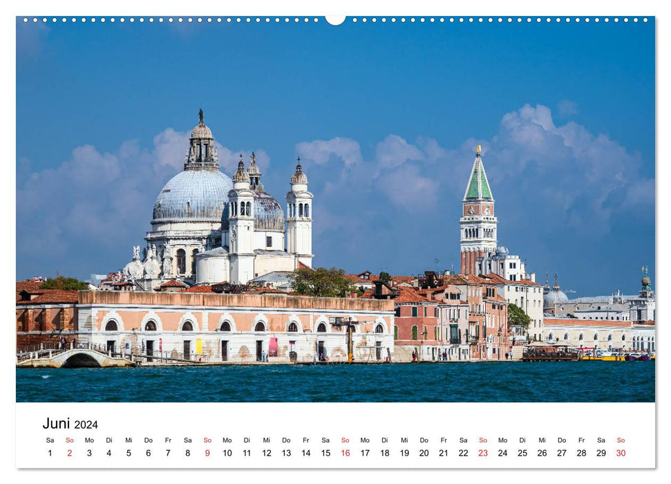 Unterwegs in Venedig (CALVENDO Premium Wandkalender 2024)