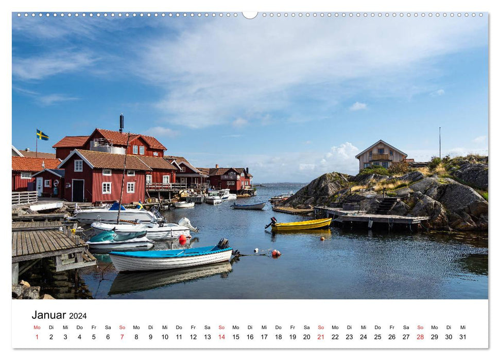 Côte Ouest en Suède (Calvendo Premium Wall Calendar 2024) 