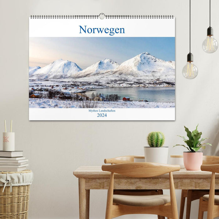 Norvège – Paysages mythiques (Calendrier mural CALVENDO 2024) 