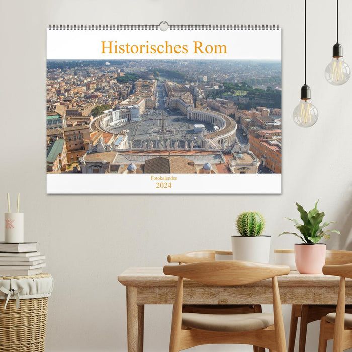 Rome historique (calendrier mural CALVENDO 2024) 