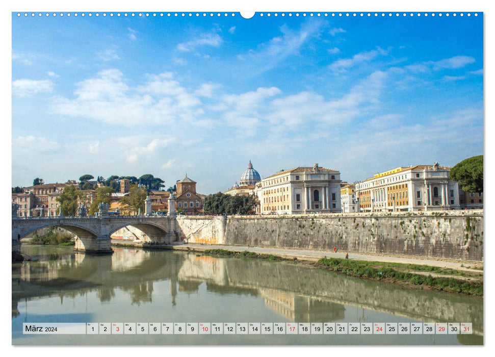 Rome historique (calendrier mural CALVENDO 2024) 