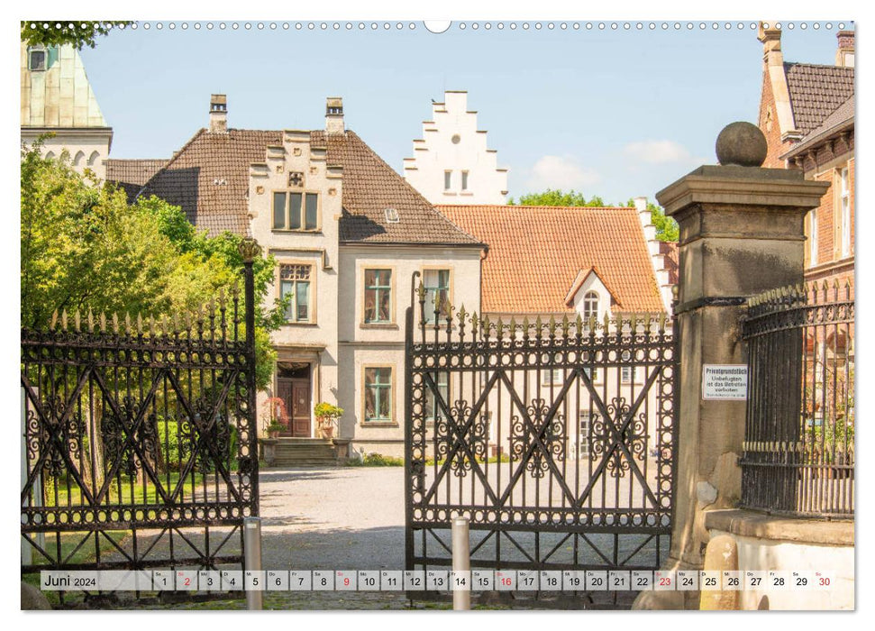 Château d'Emscher (calendrier mural CALVENDO 2024) 