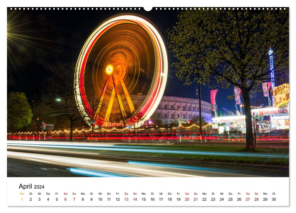 Nuremberg - Impressions d'une ville franconienne (Calvendo Premium Wall Calendar 2024) 