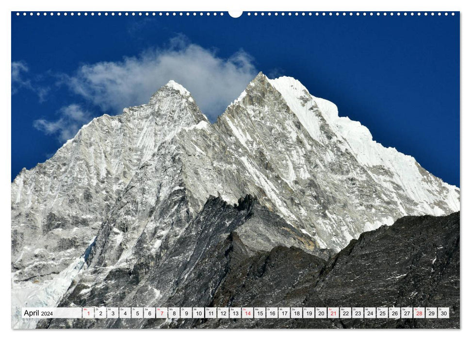 Faszination NAMCHE BAZAR, Der Hauptort in der Khumbu-Region (CALVENDO Premium Wandkalender 2024)