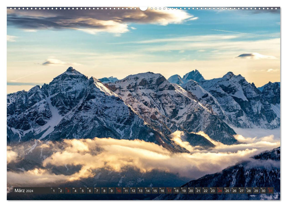 Innsbruck – Ville dans les Alpes (Calvendo Premium Calendrier mural 2024) 