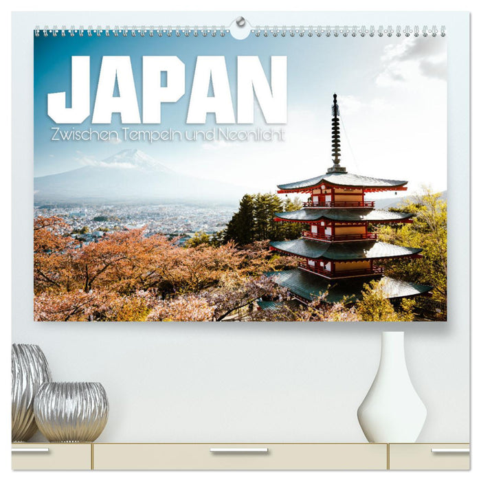 Japon - Entre temples et néons (Calendrier mural CALVENDO Premium 2024) 