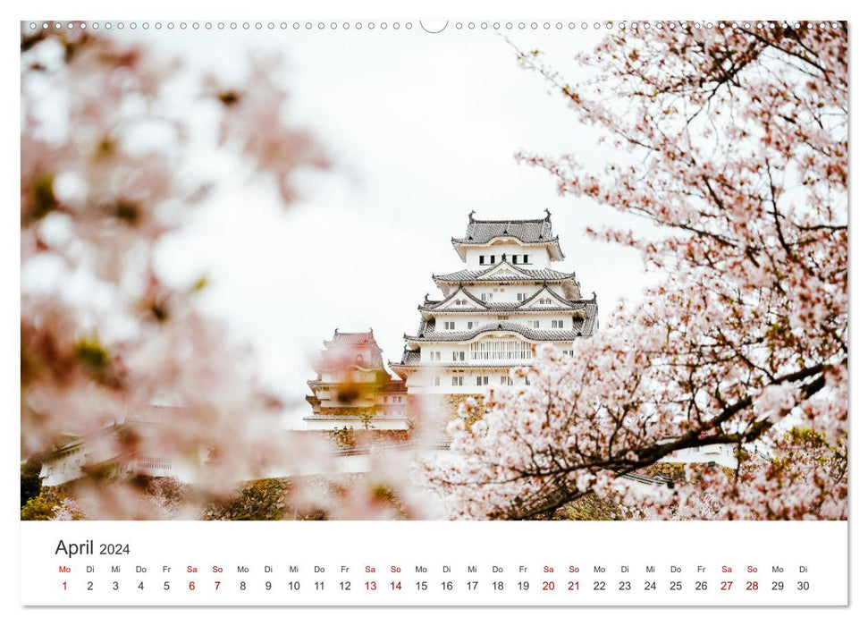 Japon - Entre temples et néons (Calendrier mural CALVENDO Premium 2024) 