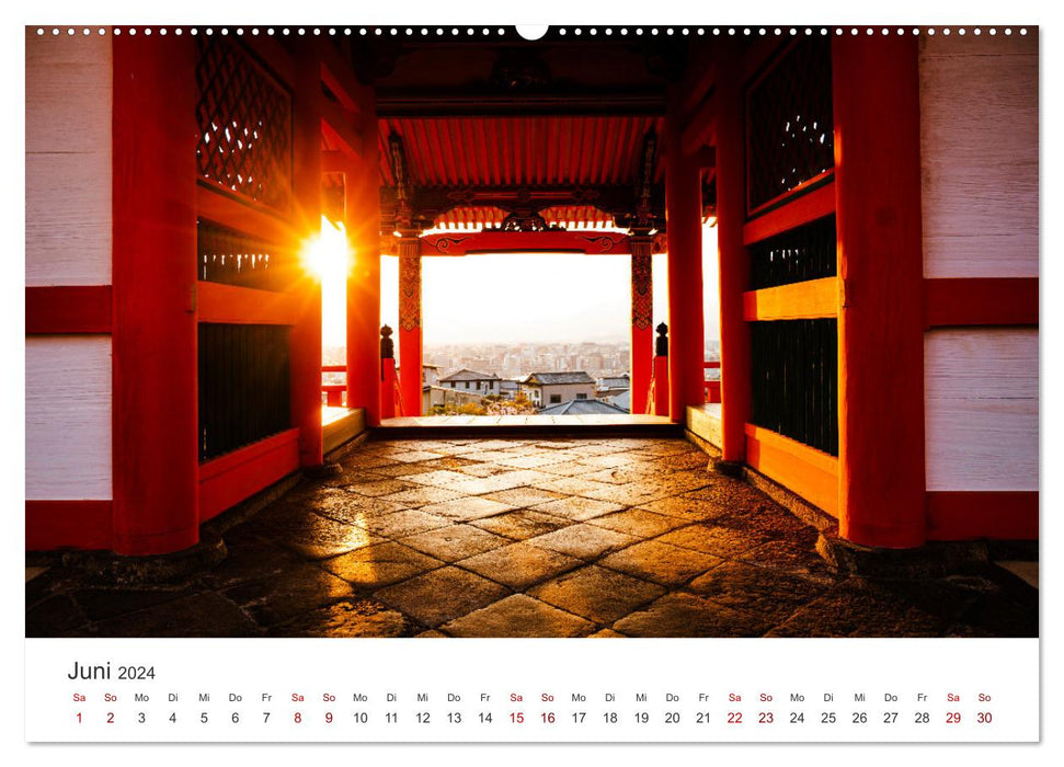 Japan - Zwischen Tempeln und Neonlicht (CALVENDO Premium Wandkalender 2024)