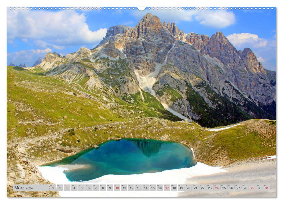 Mes Dolomites (Calendrier mural CALVENDO Premium 2024)