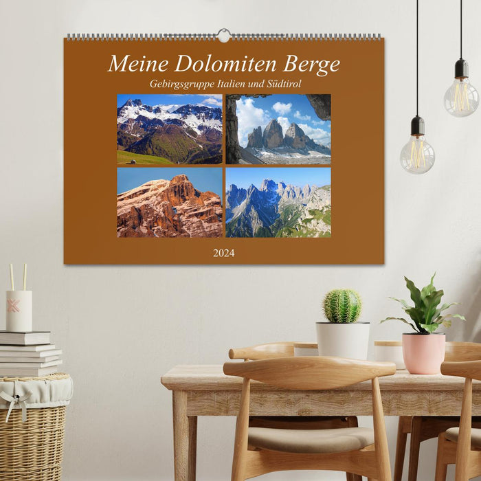 Meine Dolomiten Berge (CALVENDO Wandkalender 2024)