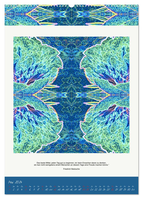 Blossom Mandalas by VogtArt (CALVENDO Wandkalender 2024)