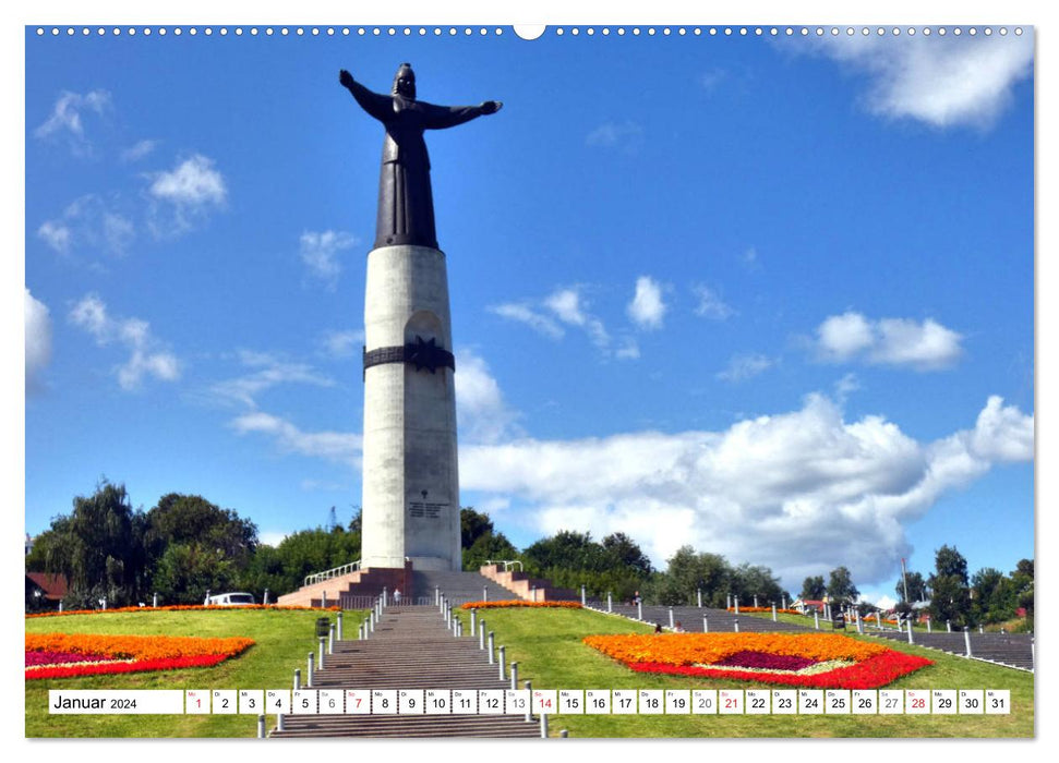 Ville de rêve Cheboksary - La métropole pittoresque de Tchouvachie (Calendrier mural CALVENDO Premium 2024) 