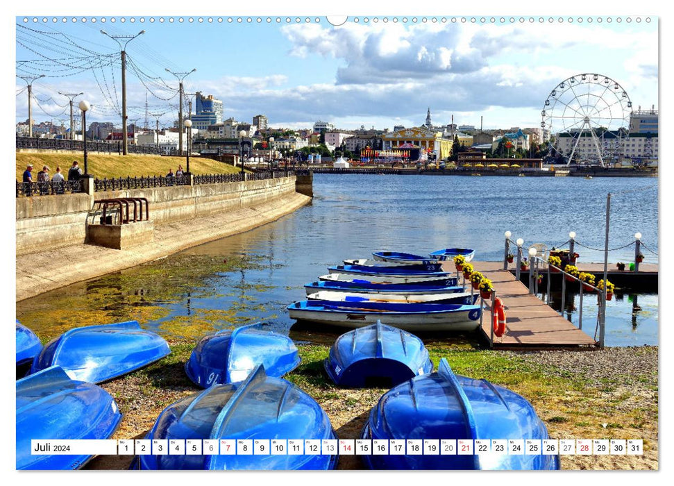 Traumstadt Tscheboksary - Tschuwaschiens malerische Metropole (CALVENDO Premium Wandkalender 2024)