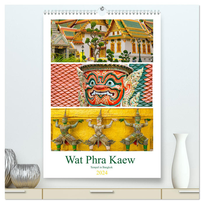 Wat Phra Kaew - Tempel in Bangkok (CALVENDO Premium Wandkalender 2024)