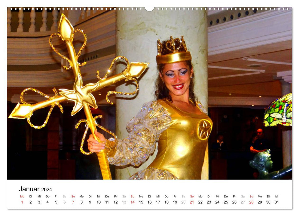 Goldenes Havanna - Glanzlichter Kubas (CALVENDO Premium Wandkalender 2024)
