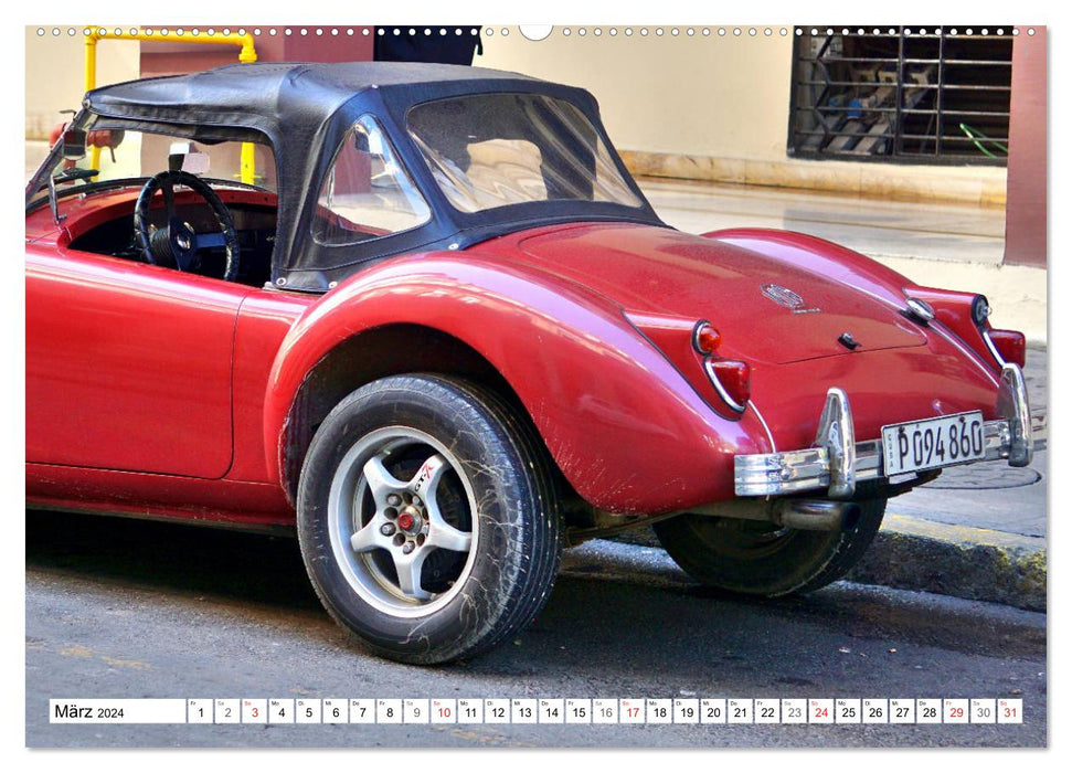 MGA Roadster - Filmstar auf Rädern (CALVENDO Premium Wandkalender 2024)