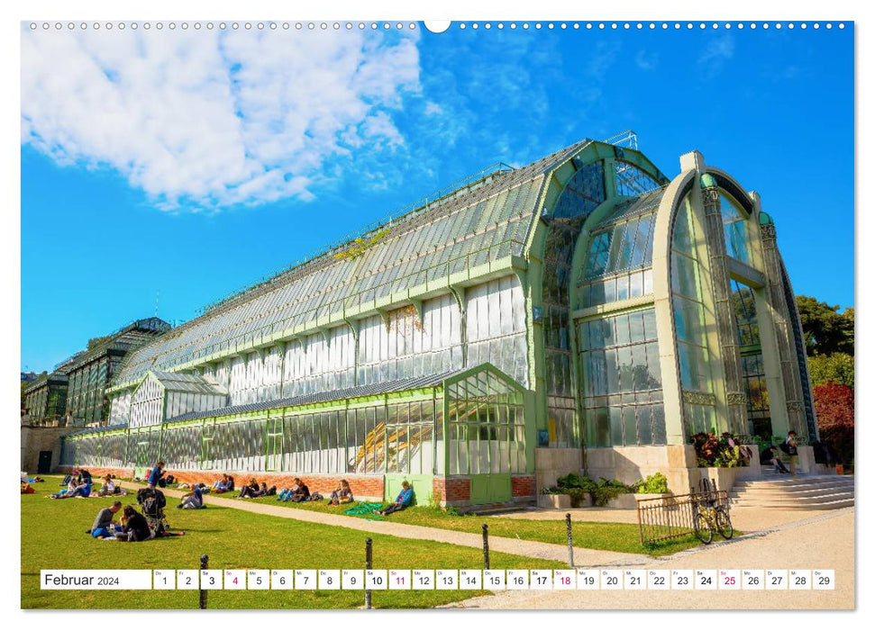 Beloved Paris - Une feuille d'images de la ville de l'amour (Calendrier mural CALVENDO Premium 2024) 