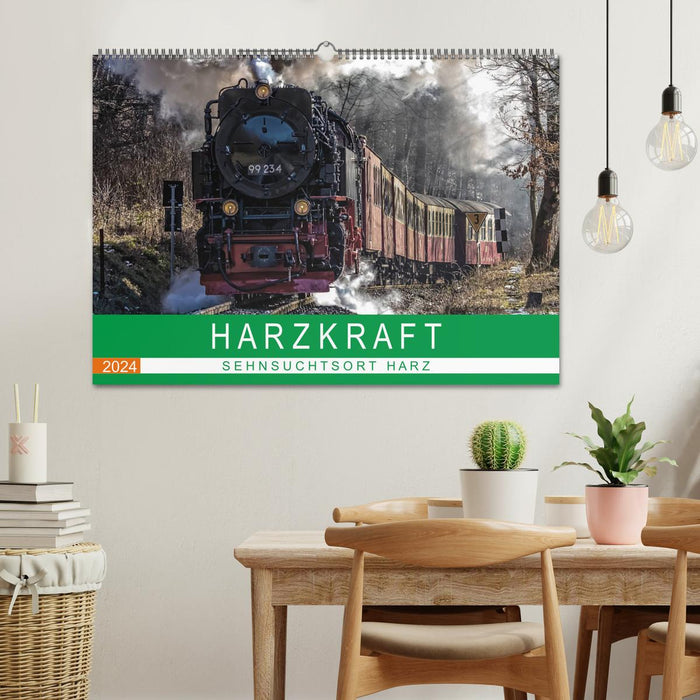 HARZKRAFT - SEHNSUCHTSORT HARZ (CALVENDO Wandkalender 2024)