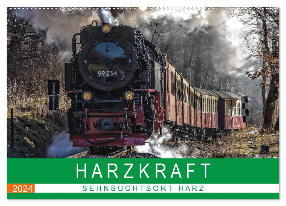 HARZKRAFT - SEHNSUCHTSORT HARZ (CALVENDO Wandkalender 2024)