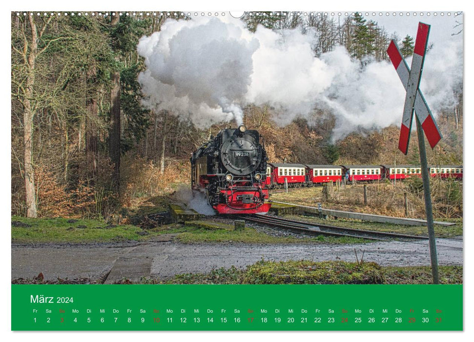 HARZKRAFT - SEHNSUCHTSORT HARZ (CALVENDO Wandkalender 2024)