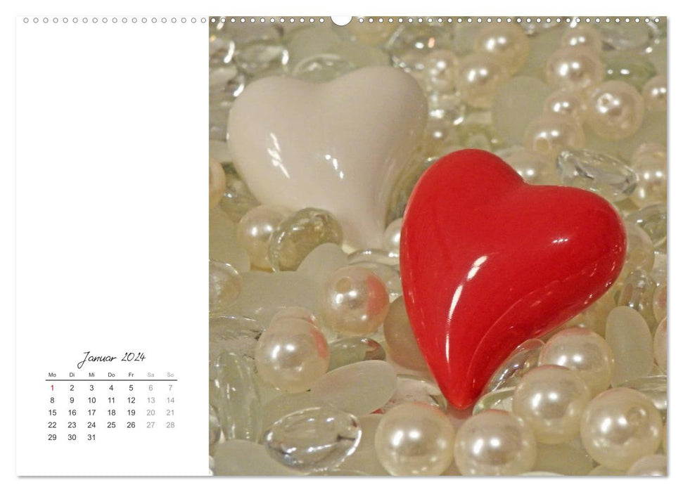 Ein Kalender voll Liebe (CALVENDO Wandkalender 2024)