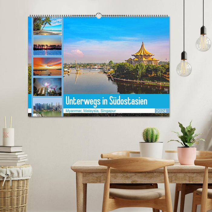 Unterwegs in Südostasien (CALVENDO Wandkalender 2024)