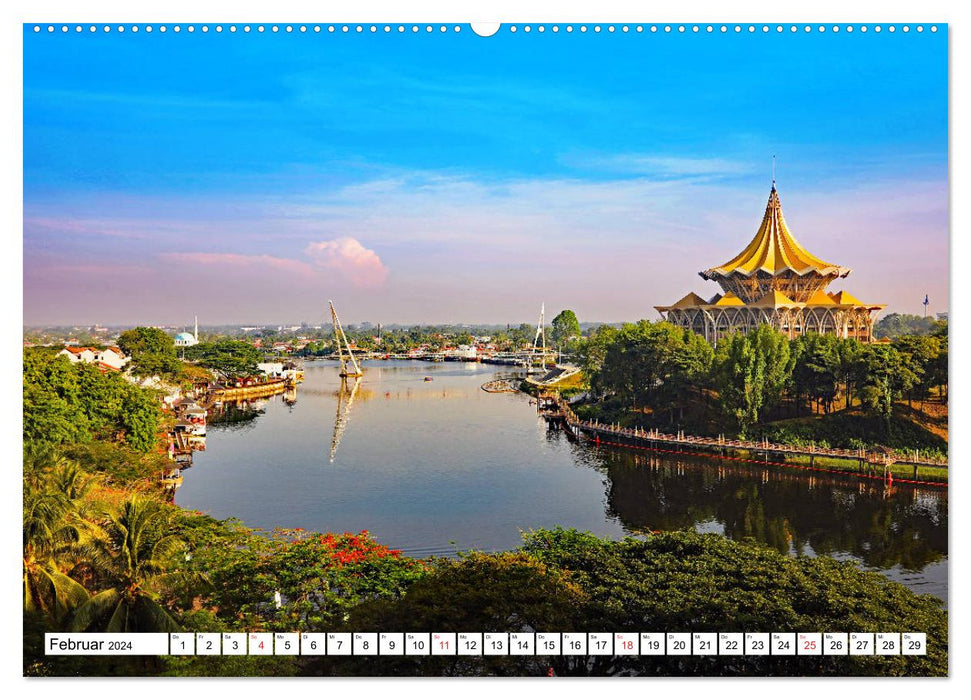 Unterwegs in Südostasien (CALVENDO Premium Wandkalender 2024)
