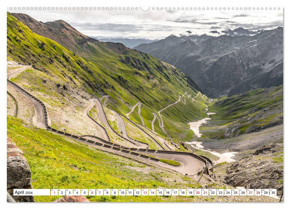 Tiroler Alpenglühen (CALVENDO Premium Wandkalender 2024)