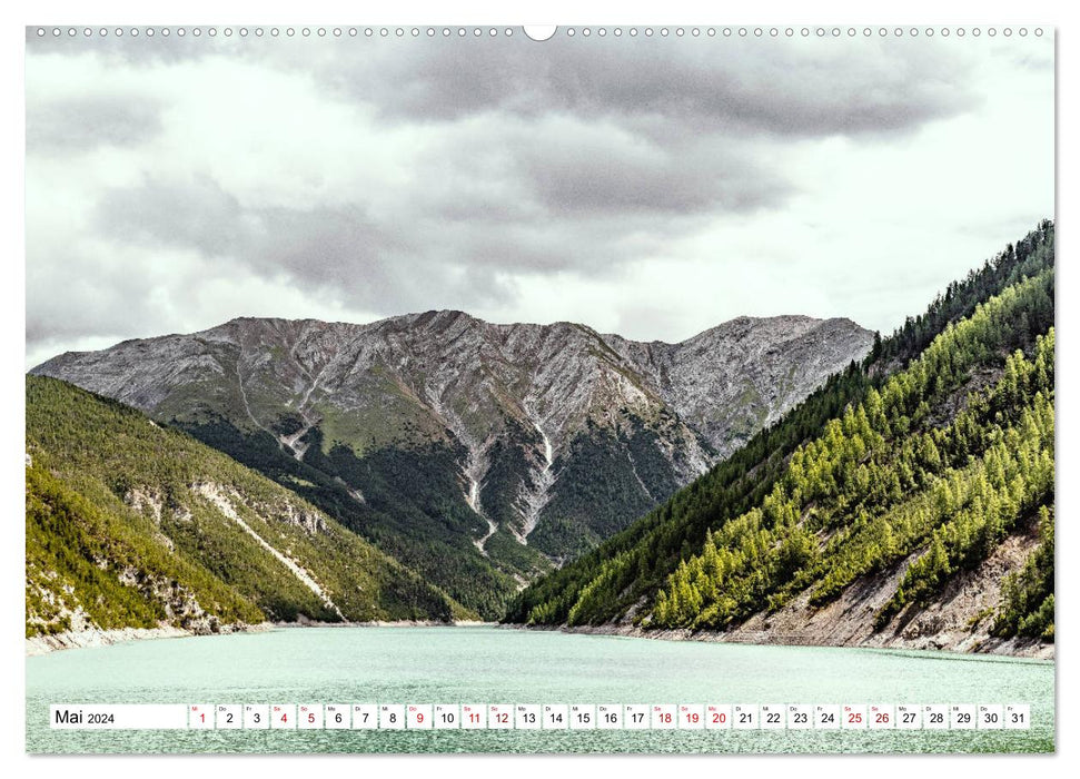 Tiroler Alpenglühen (CALVENDO Premium Wandkalender 2024)
