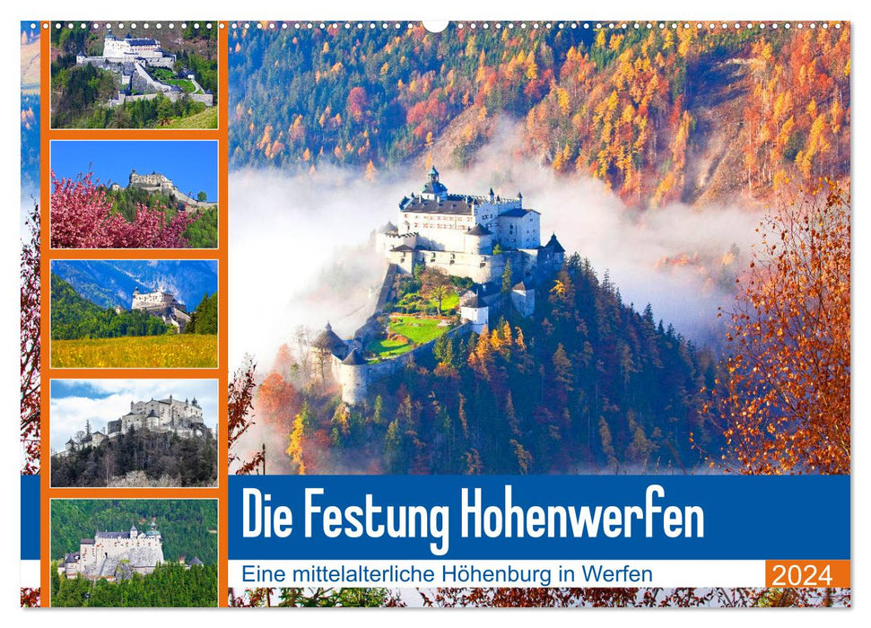 Die Festung Hohenwerfen (CALVENDO Wandkalender 2024)