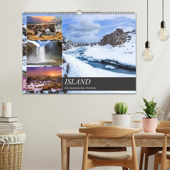 ISLAND Ein fantastisches Erlebnis (CALVENDO Wandkalender 2024)